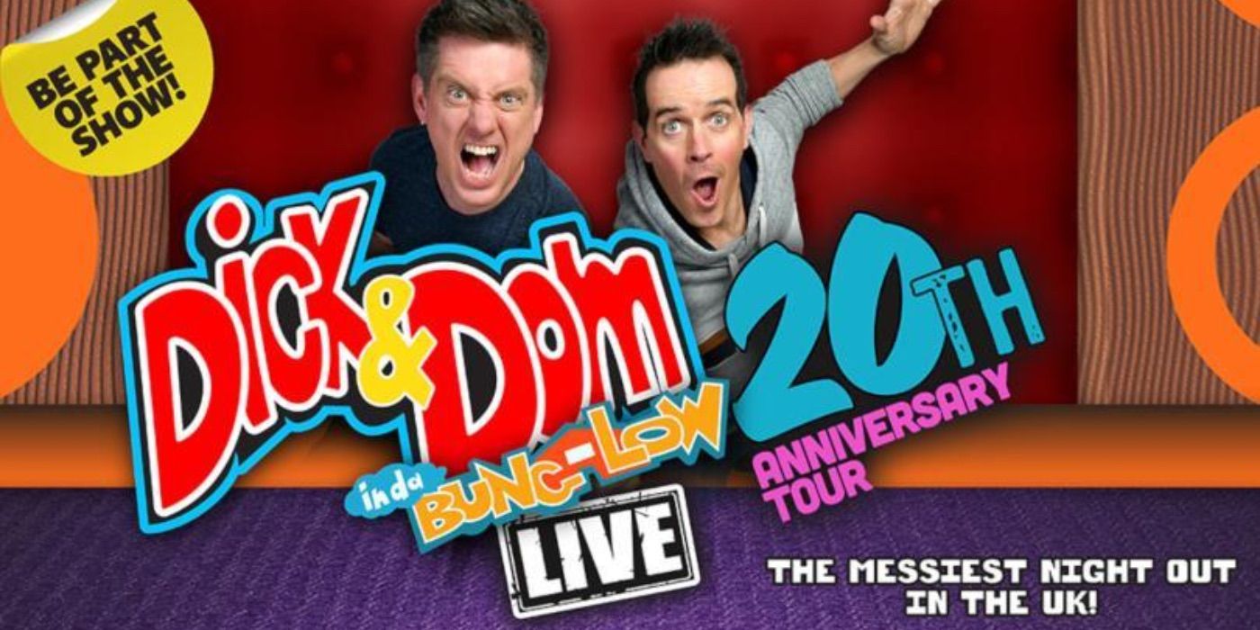 A poster for the Dick &amp; Dom tour in 2023