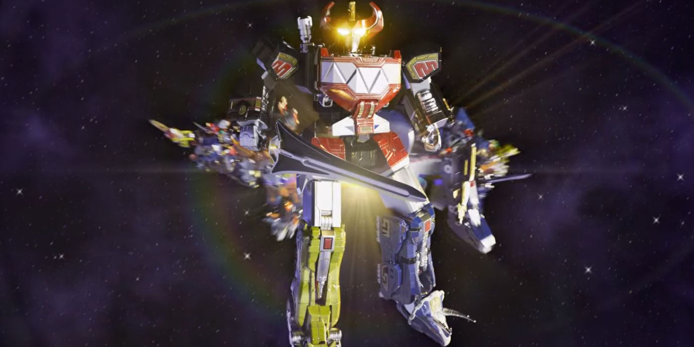 Dino Megazord in Power Rangers Cosmic Fury