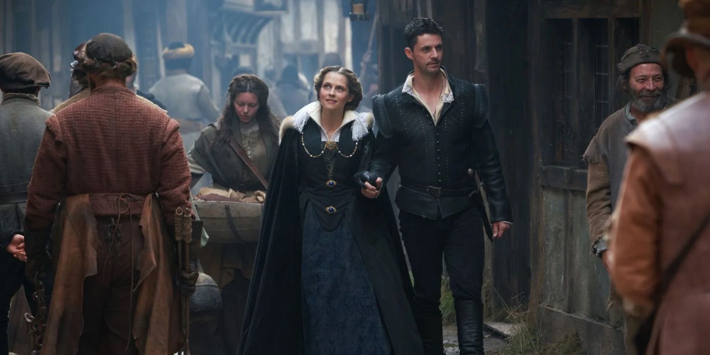 Matthew (Matthew Goode) and Diana (Teresa Palmer) in in victorian times A Discovery of Witches in A Discovery of Witches