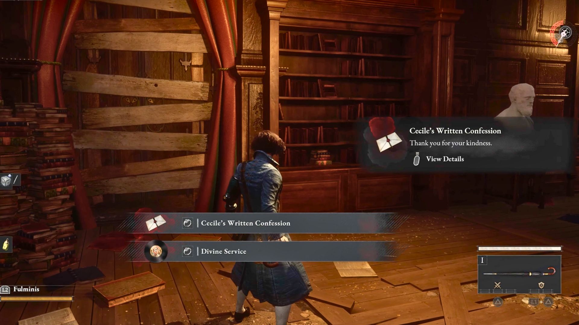 Divine Service Record Location in Lies of P