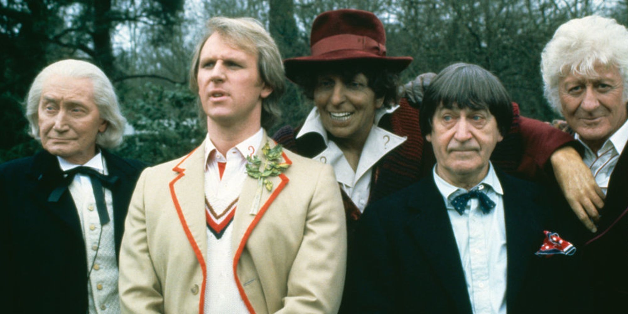 Doctor Who The Five Doctors Tom Baker Waxwork Promotional Shoot