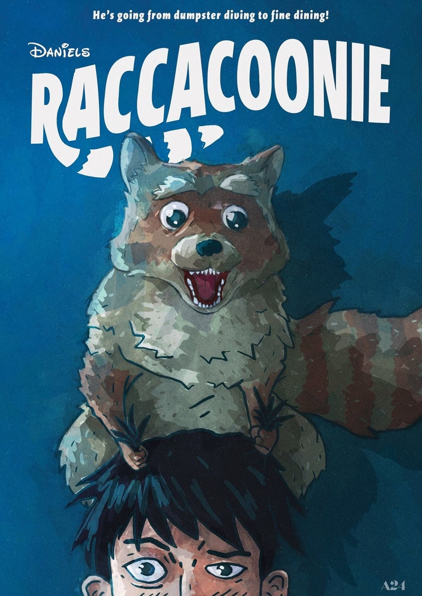 The Raccacoonie poster from Everything Everywhere All At Once