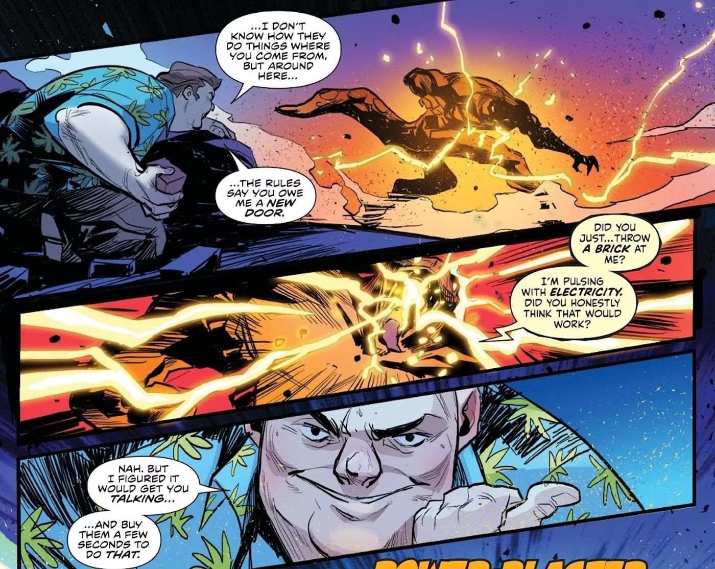 Ernie Distracts the Power Rangers Enemy