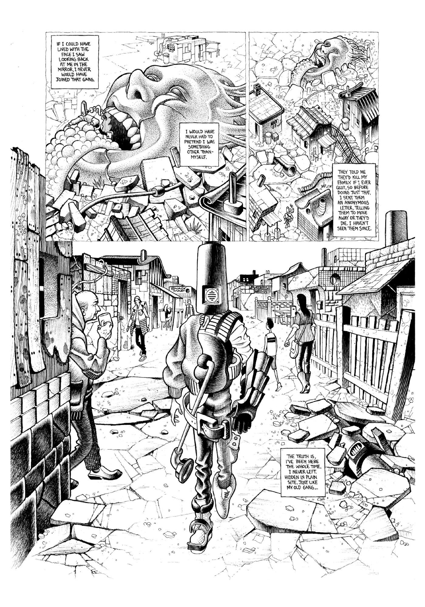 Faceless and the Family 1 preview page 2