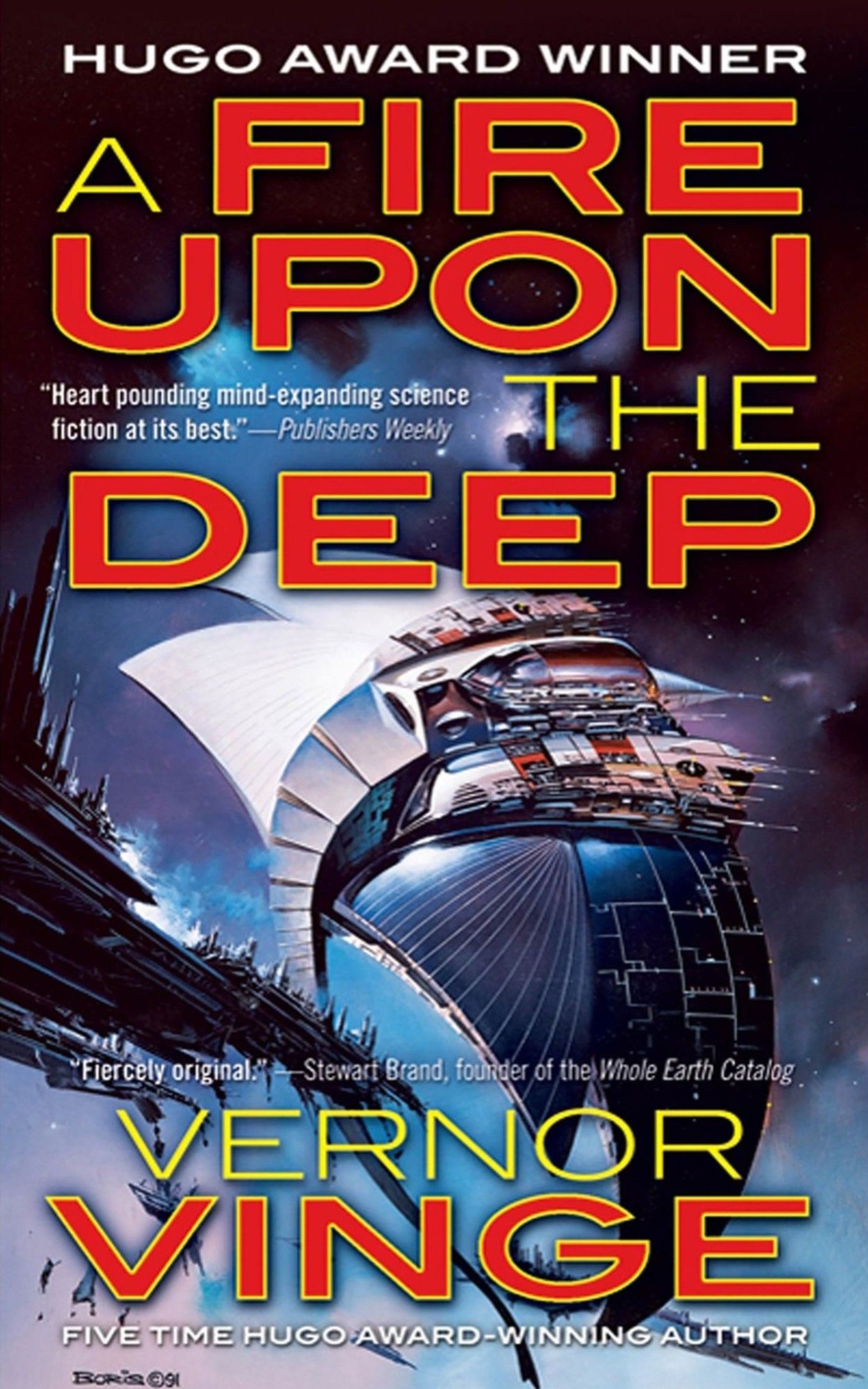 a fire upon the deep verner vinge cover