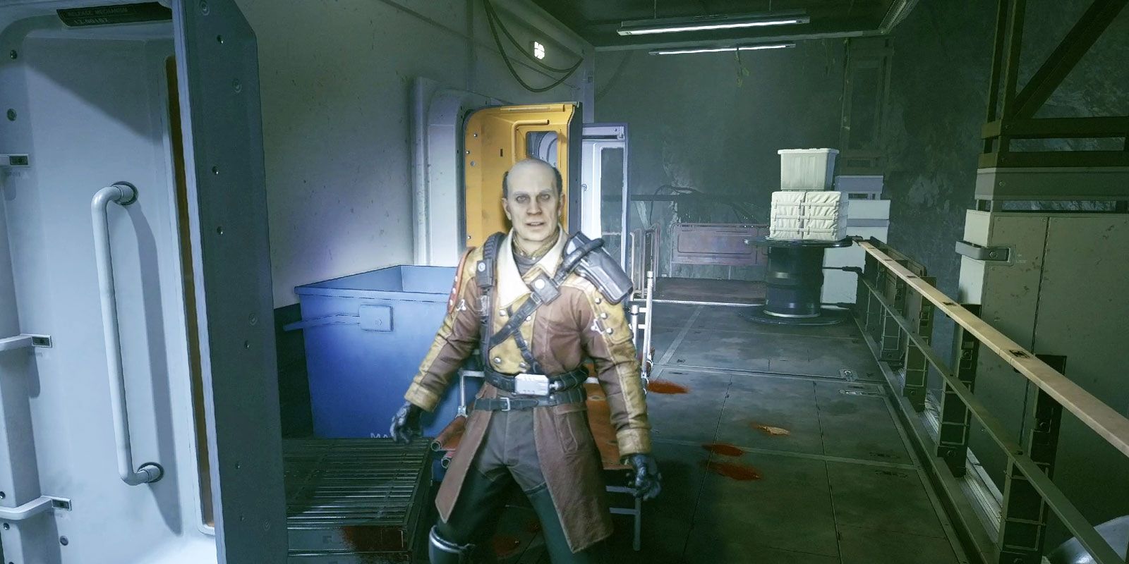 First Army Leader looking at player angry in Starfield,