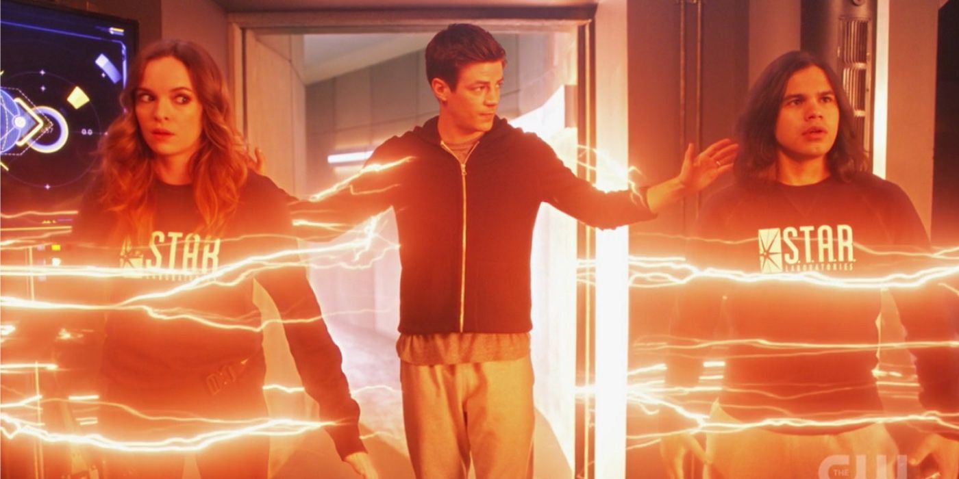 Flash Sharing His Speed Force Connection