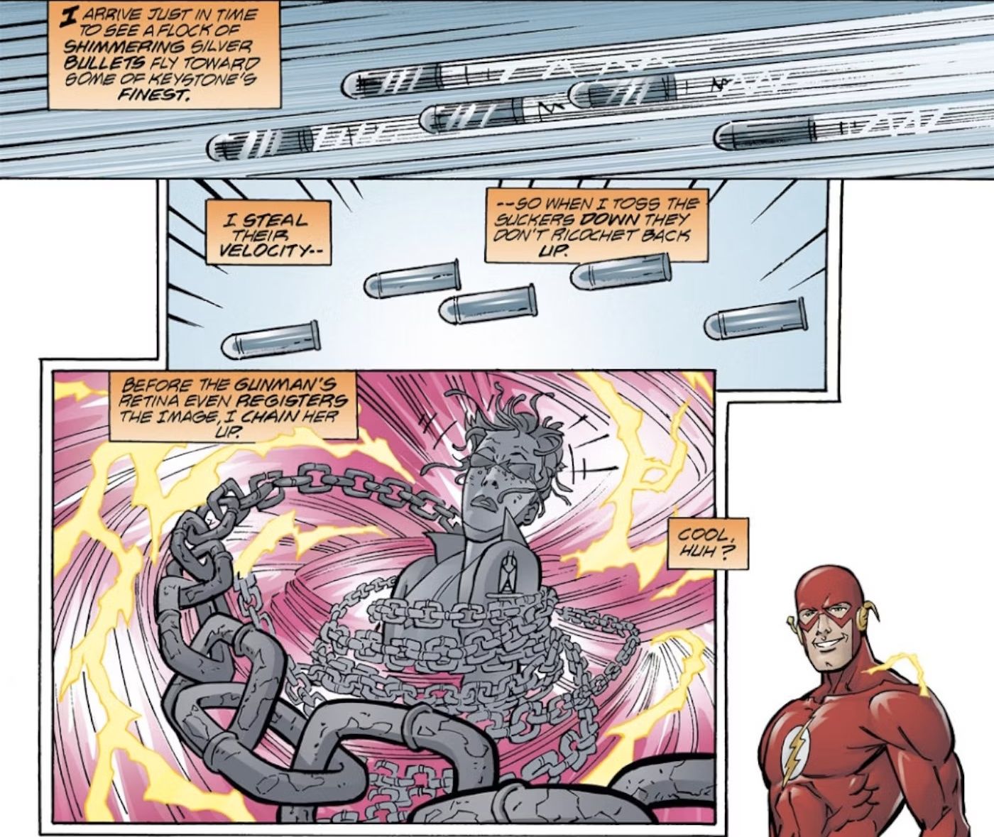 Flash Steals Bullet Velocity
