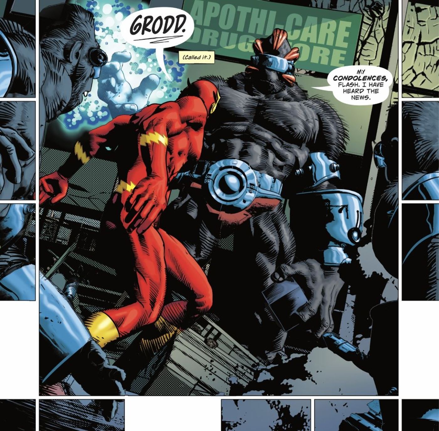 Flash vs Gorilla Grodd DC