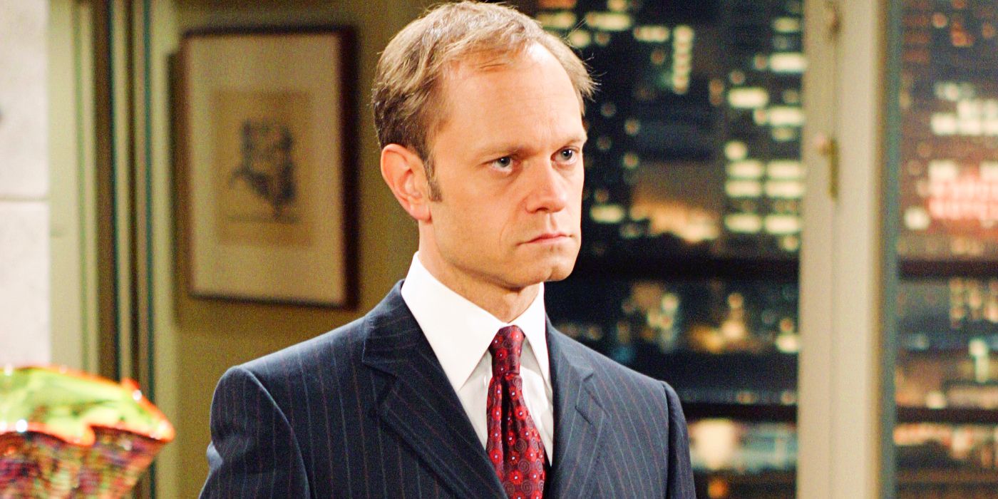 Niles making a frowny face in Frasier