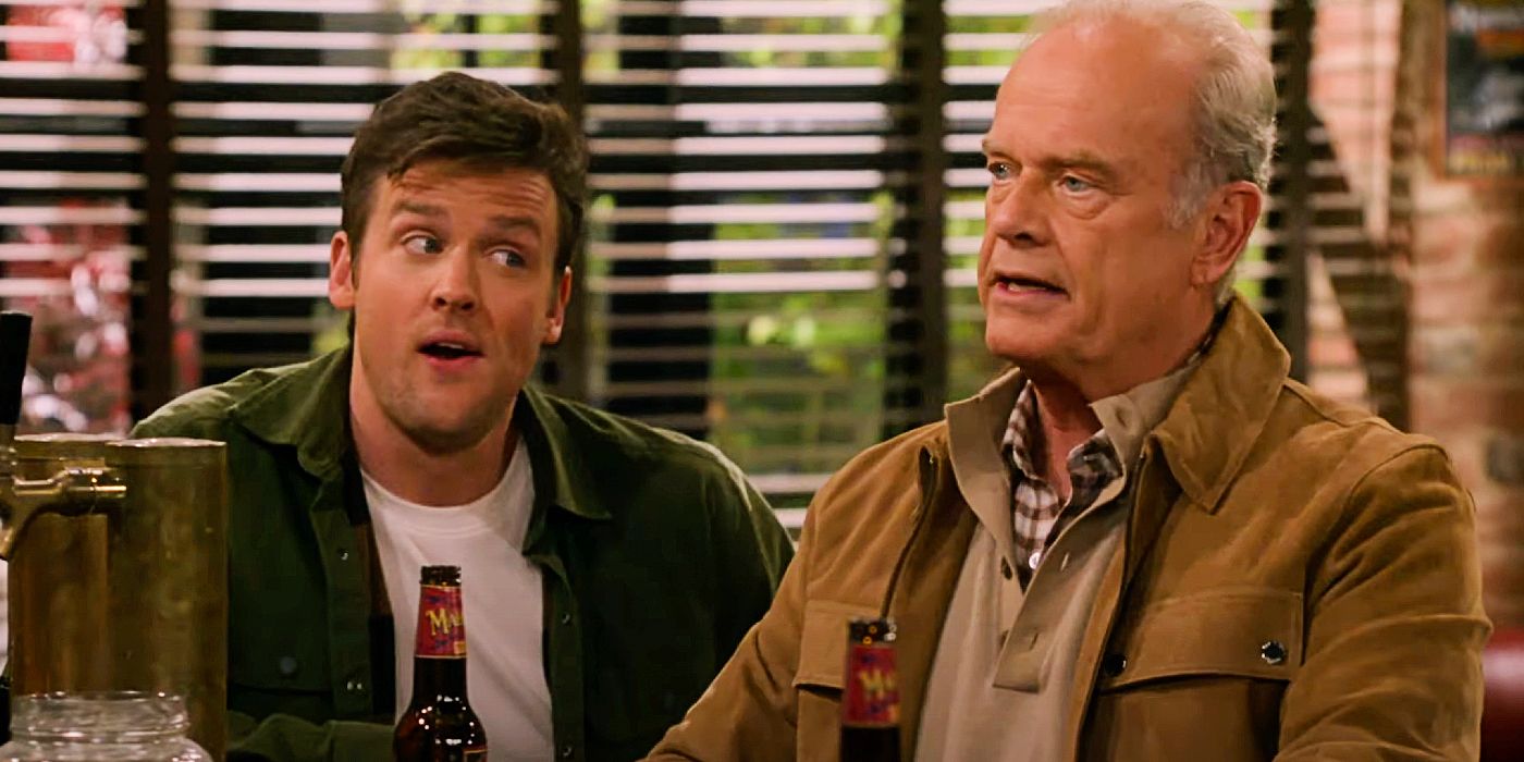 Freddy and Frasier in a bar in the Frasier reboot