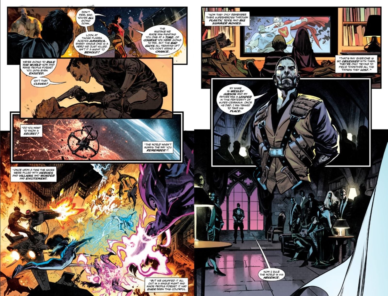 how the fraternity took over the world, pages from big game #1