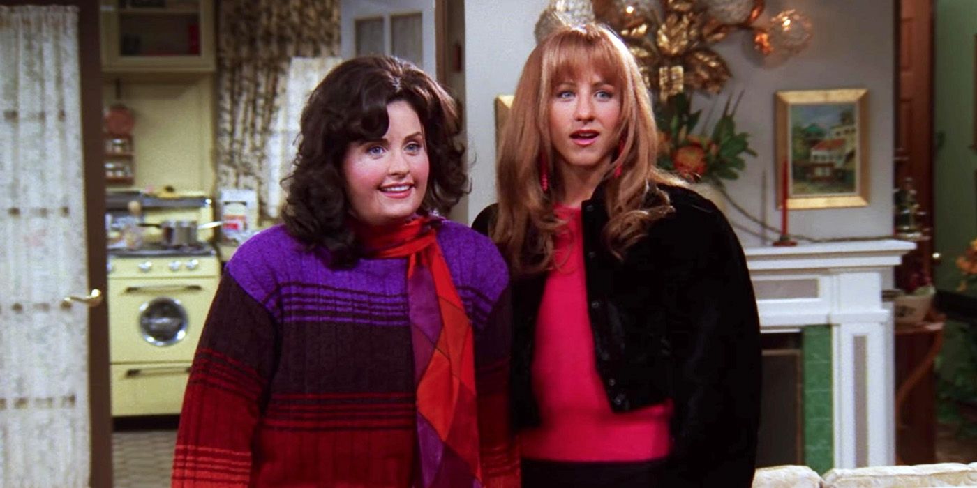 Friends flashback young Monica and Rachel