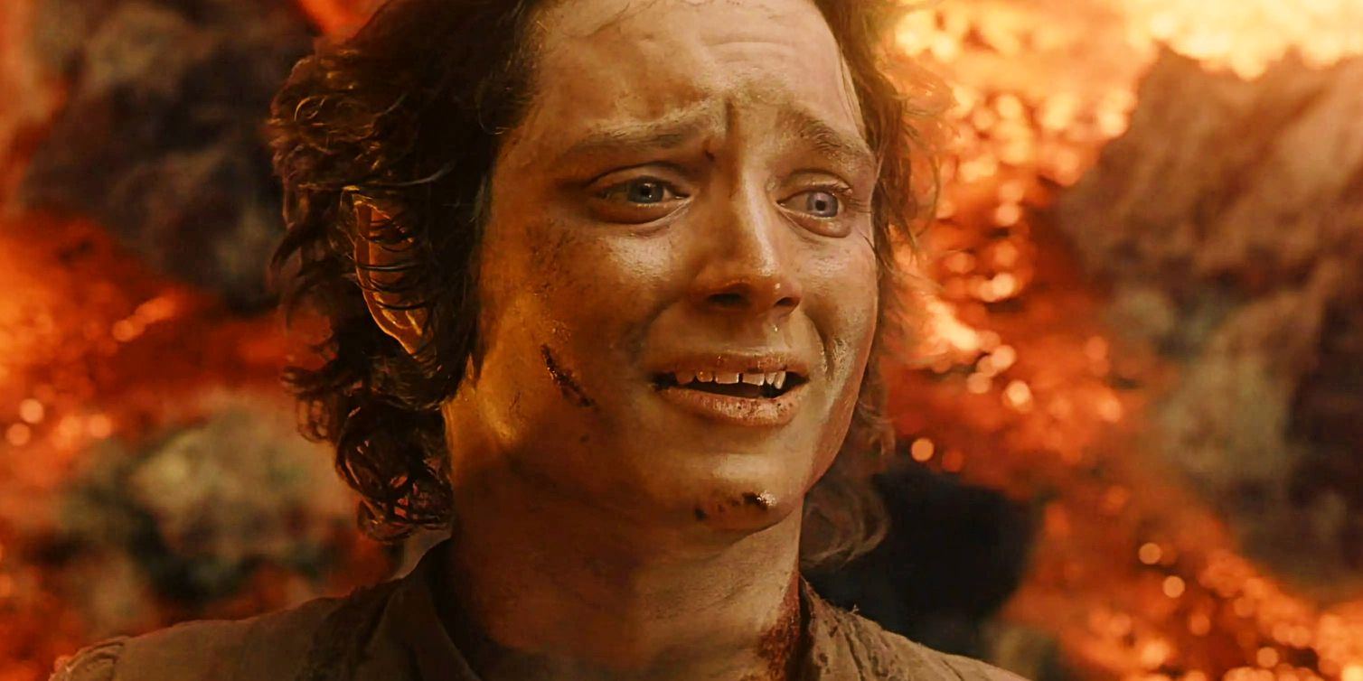 Frodo smiling in LOTR Return of the King
