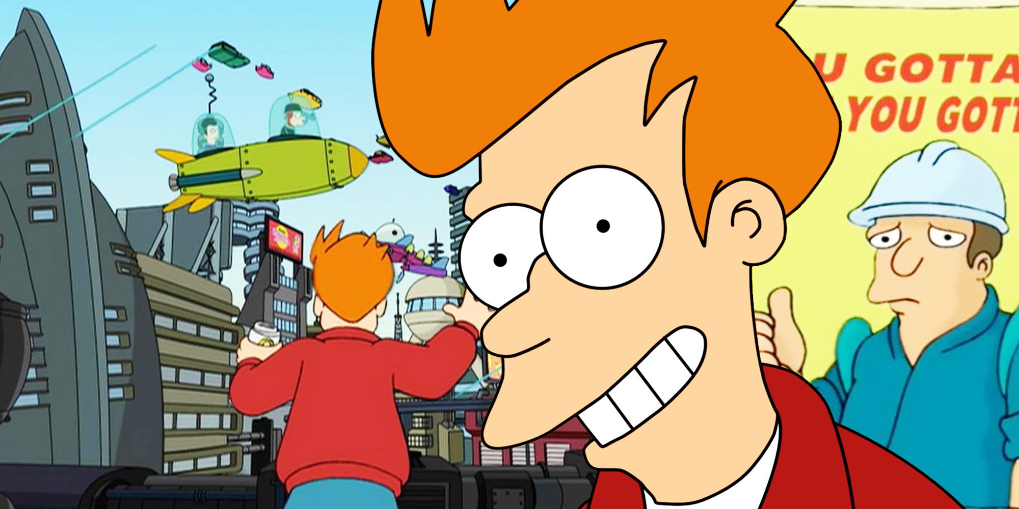 Fry and the Futurama pilot episode