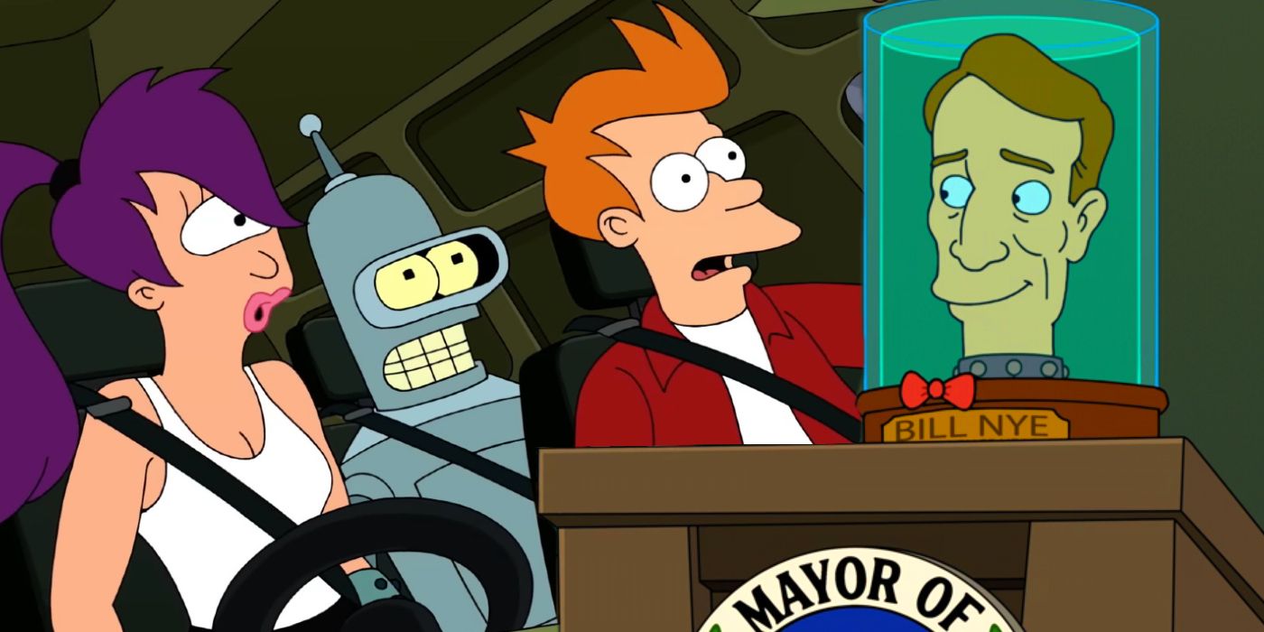 El Cameo De La Temporada 11 De Futurama De Bill Nye Revive La Tendencia De Casting Clásica 5060