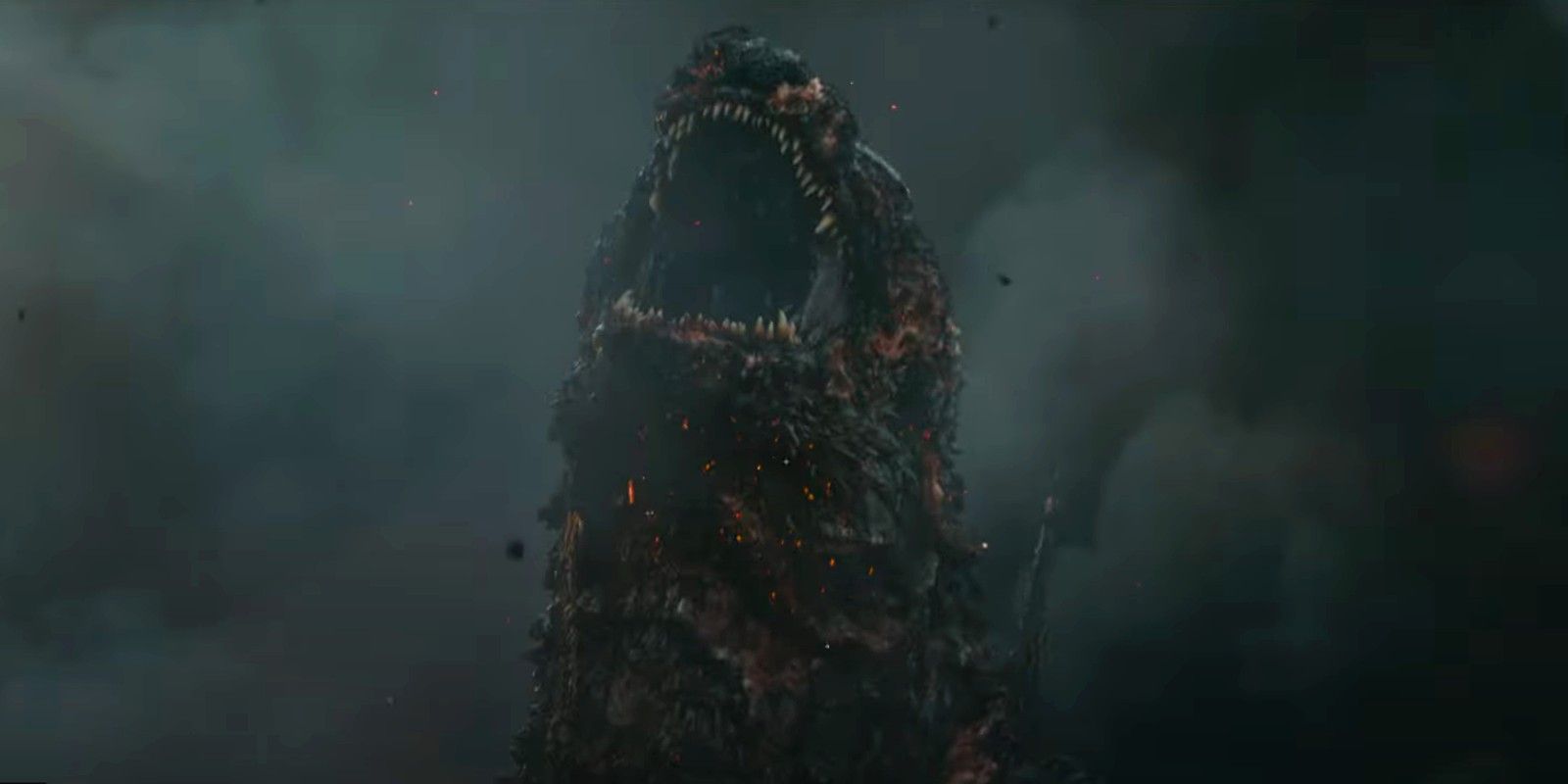 Godzilla screaming in Godzilla Minus One