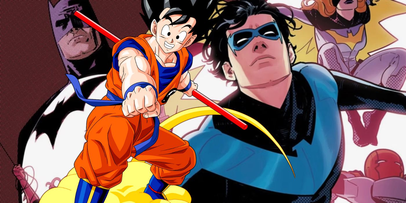 Goku and the DC characters drawn by Bruno Redondo