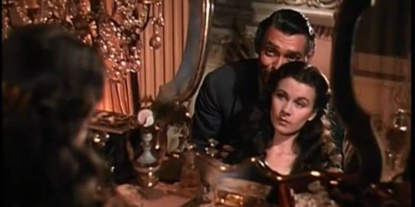 Rhett Butler and Scarlett OHara in Gone With the Wind