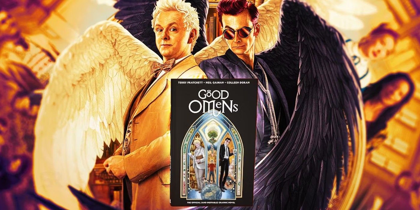 Good Omens Fans Need to See Peter Serafinowicz as Crowley in Art from Original 2014 Adaptation
