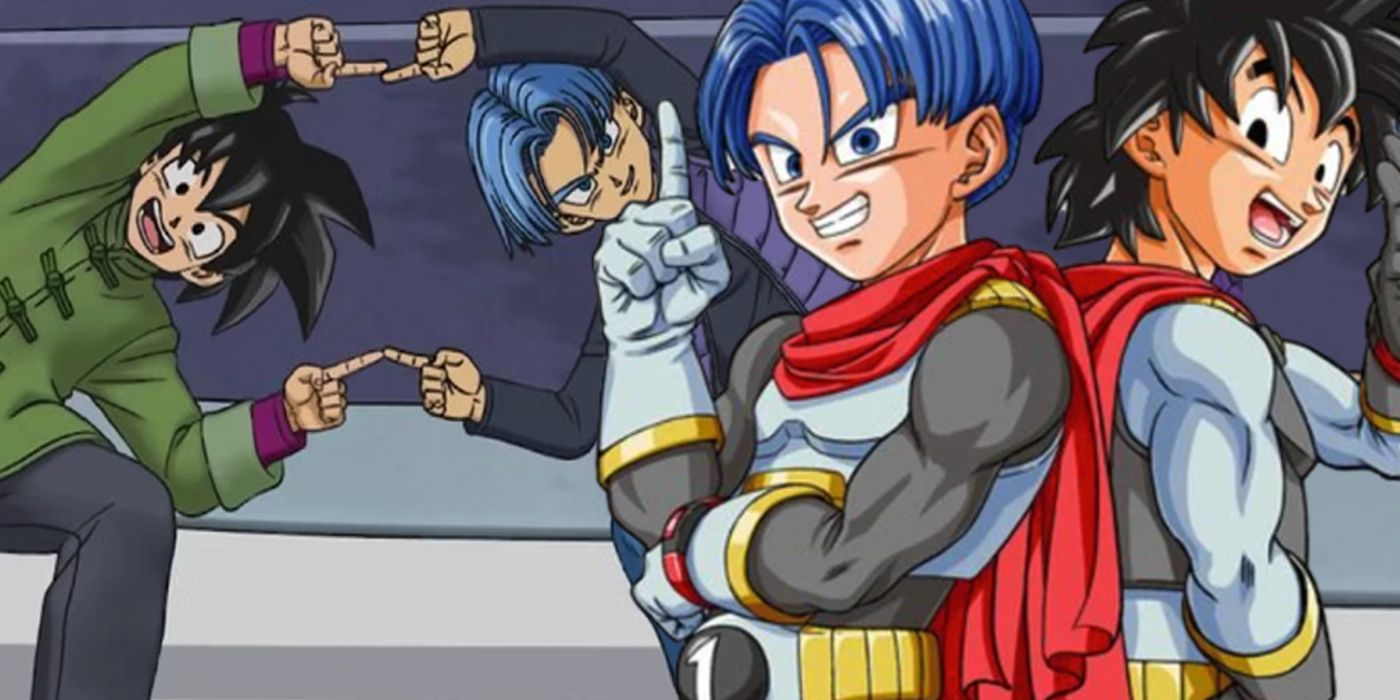 Goten and Trunks super hero manda and movie