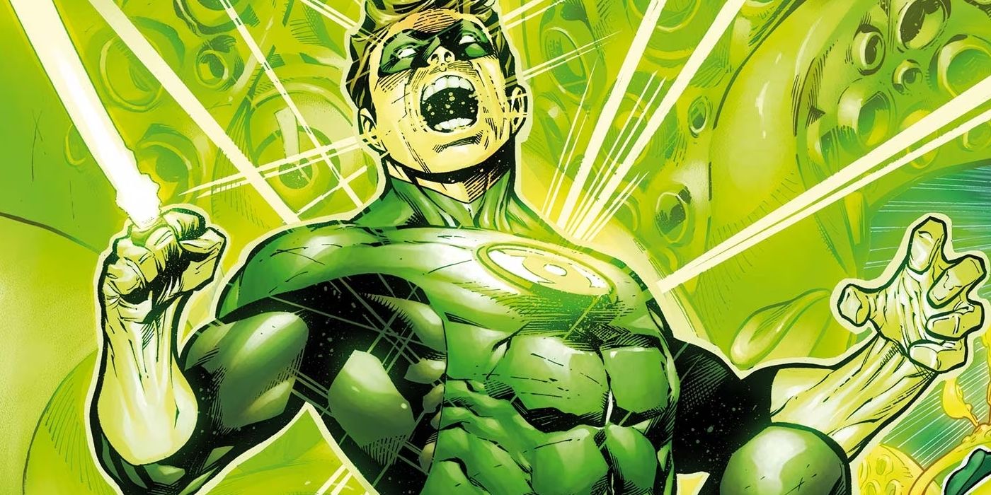 Green Lantern in Pain DC