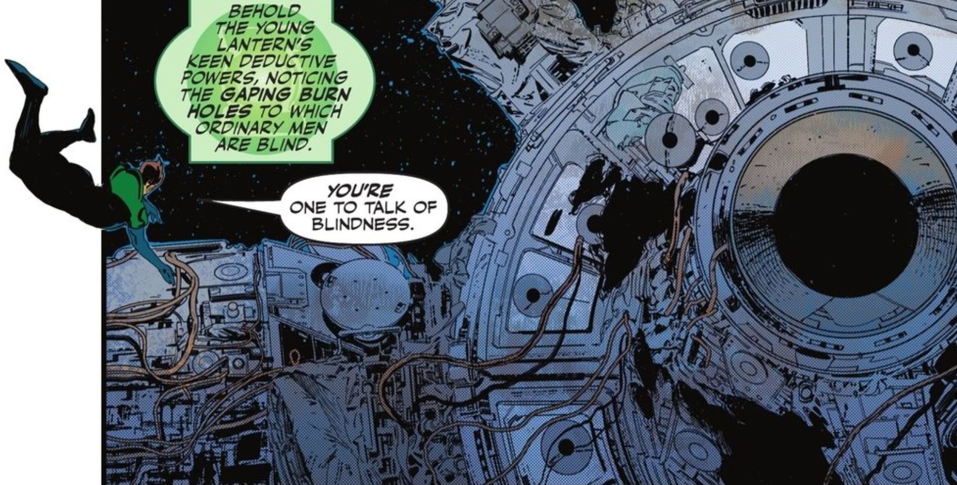 Green Lantern Shepherd Talks with Ring DC