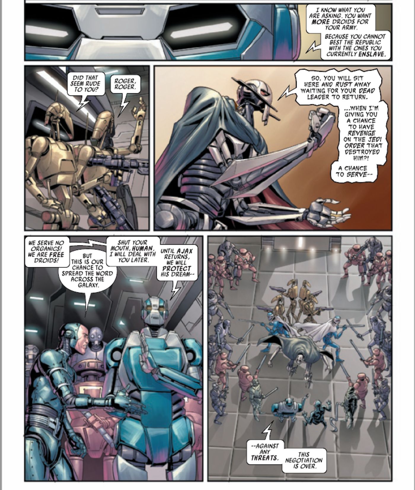 separatist general grievous and droid revolutionary ajax