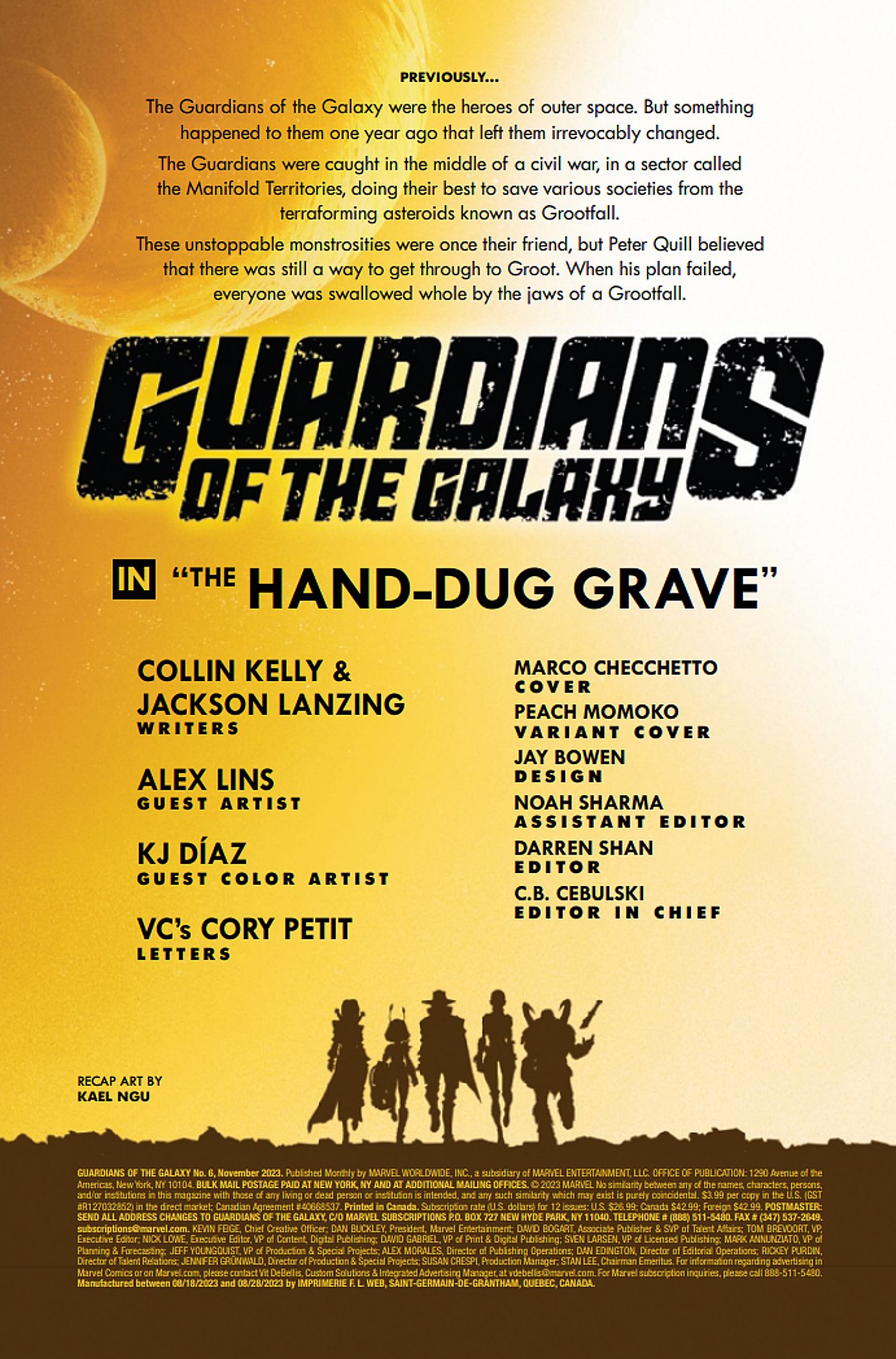 Guardians of the Galaxy 6 Preview Page 1