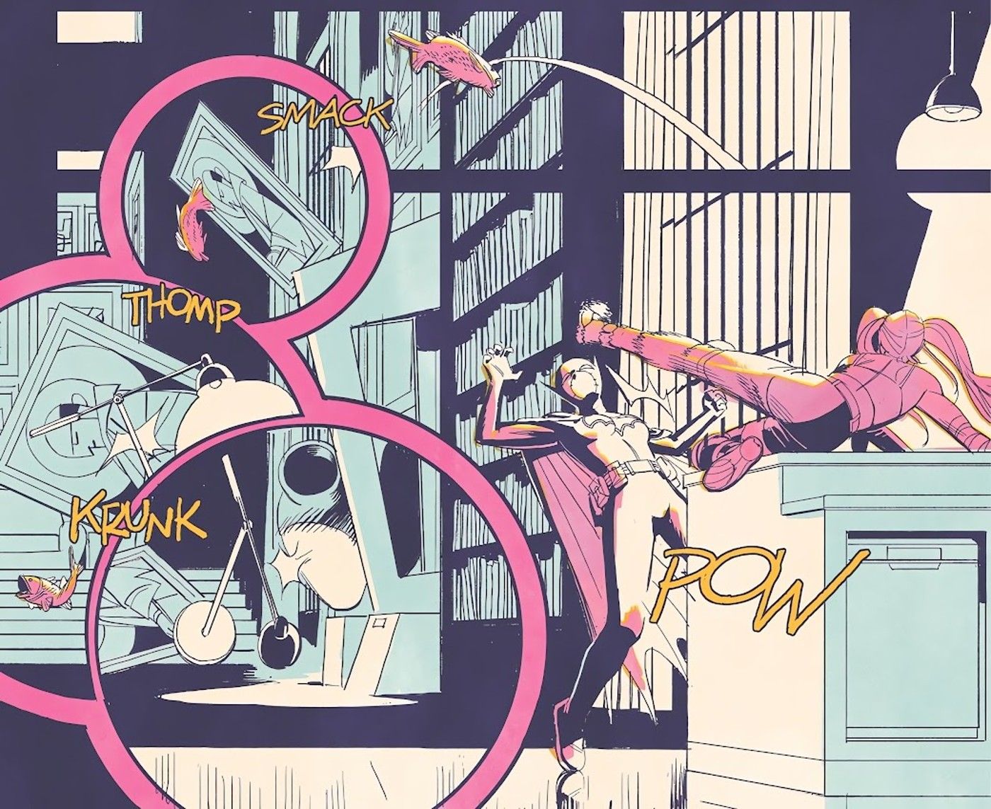 Batalha entre Harley Quinn e Cass Cain Batgirl