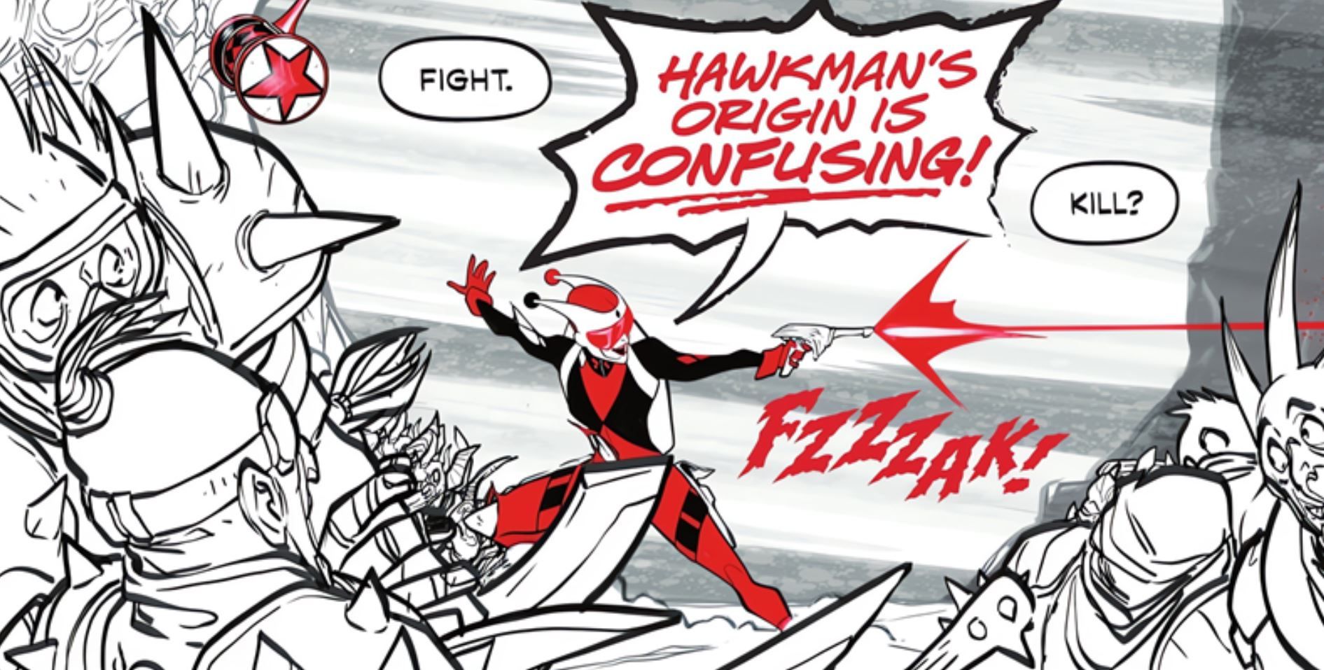 Harley Quinn Calls Out Hawkman DC