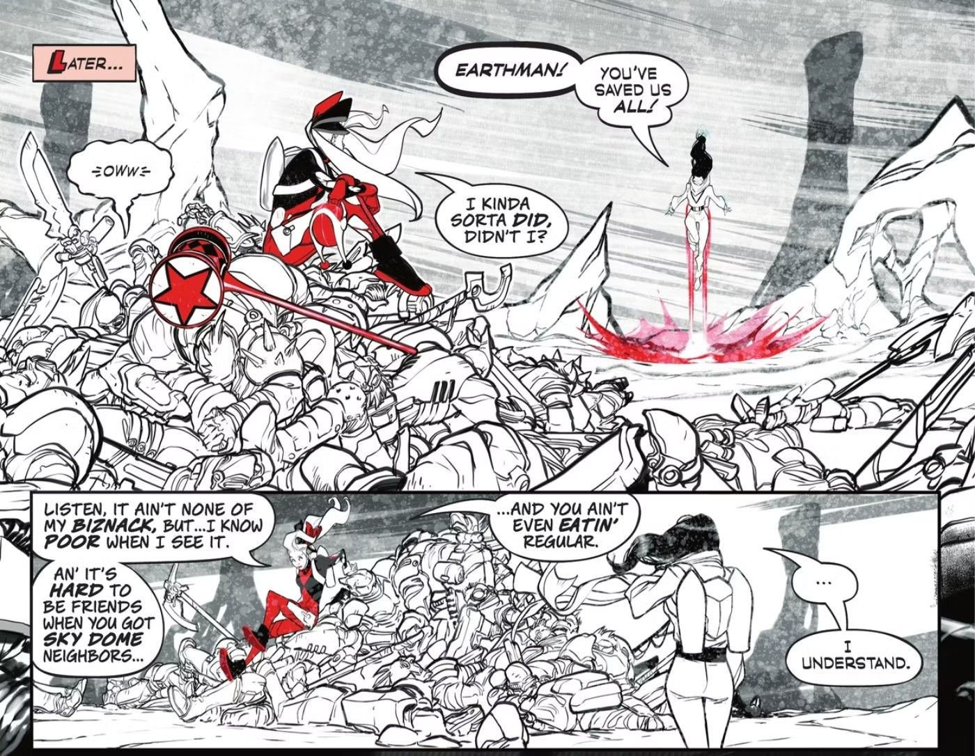 Harley Quinn Saves Rann