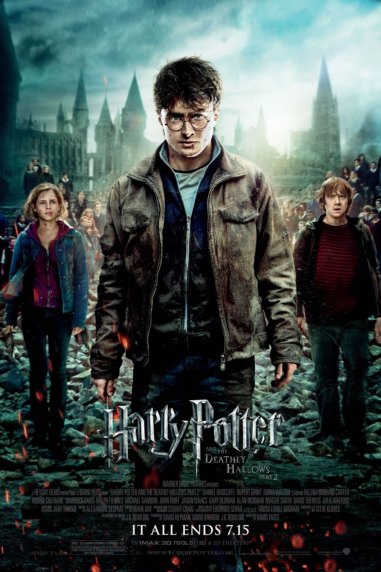 Cartaz do filme Harry Potter e as Relíquias da Morte - Parte 2