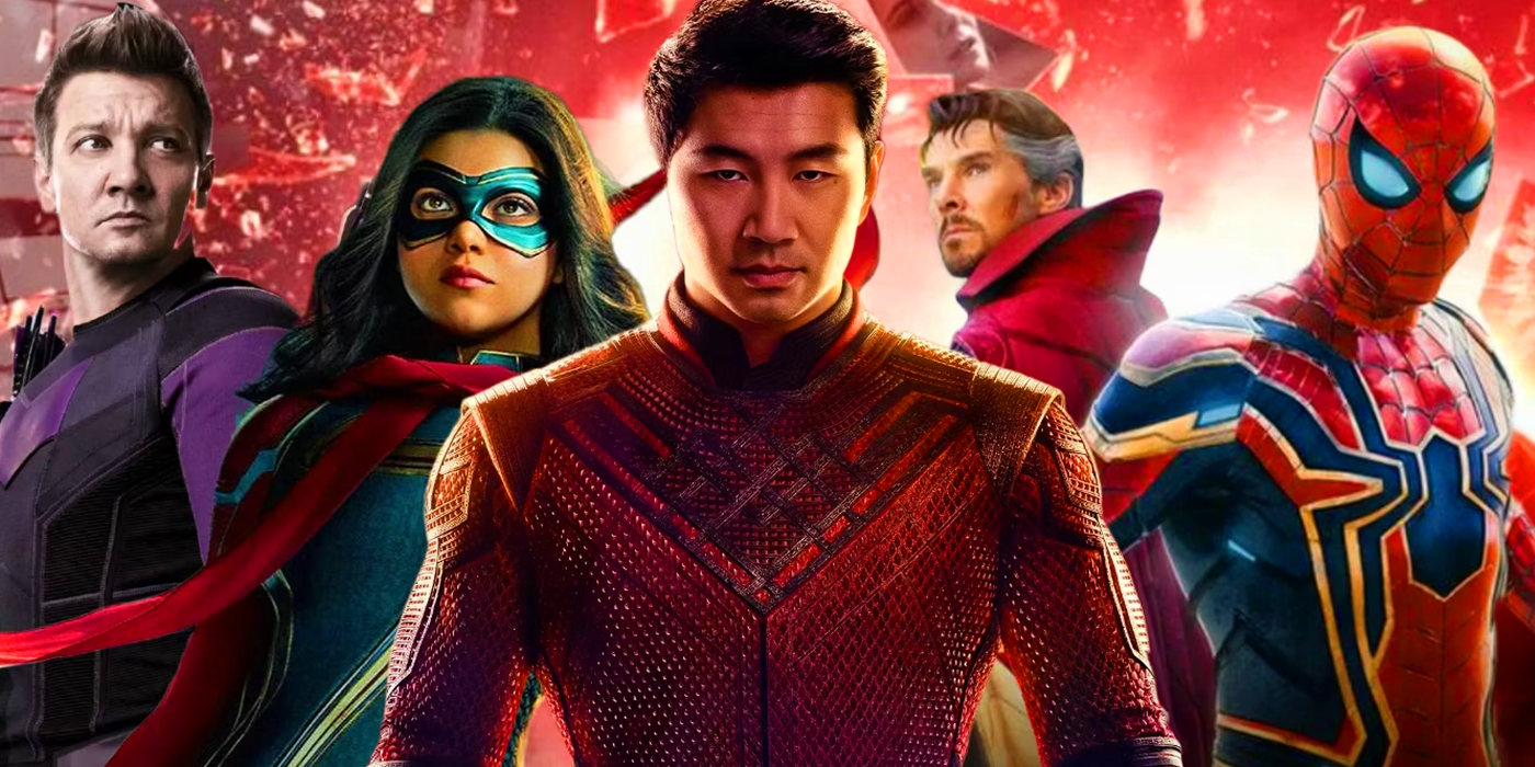 Hawkeye, Ms. Marvel, Shang-Chi, Doctor Strange and Spider-Man in the MCU's Phase 4