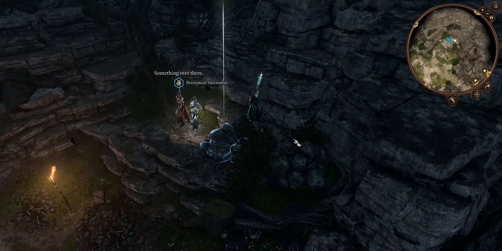 Location of a hidden body beneath rubble in Baldur&rsquo;s Gate 3