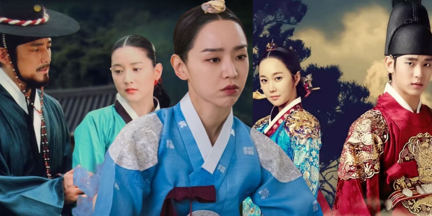 A collage of characters from historical K-dramas 