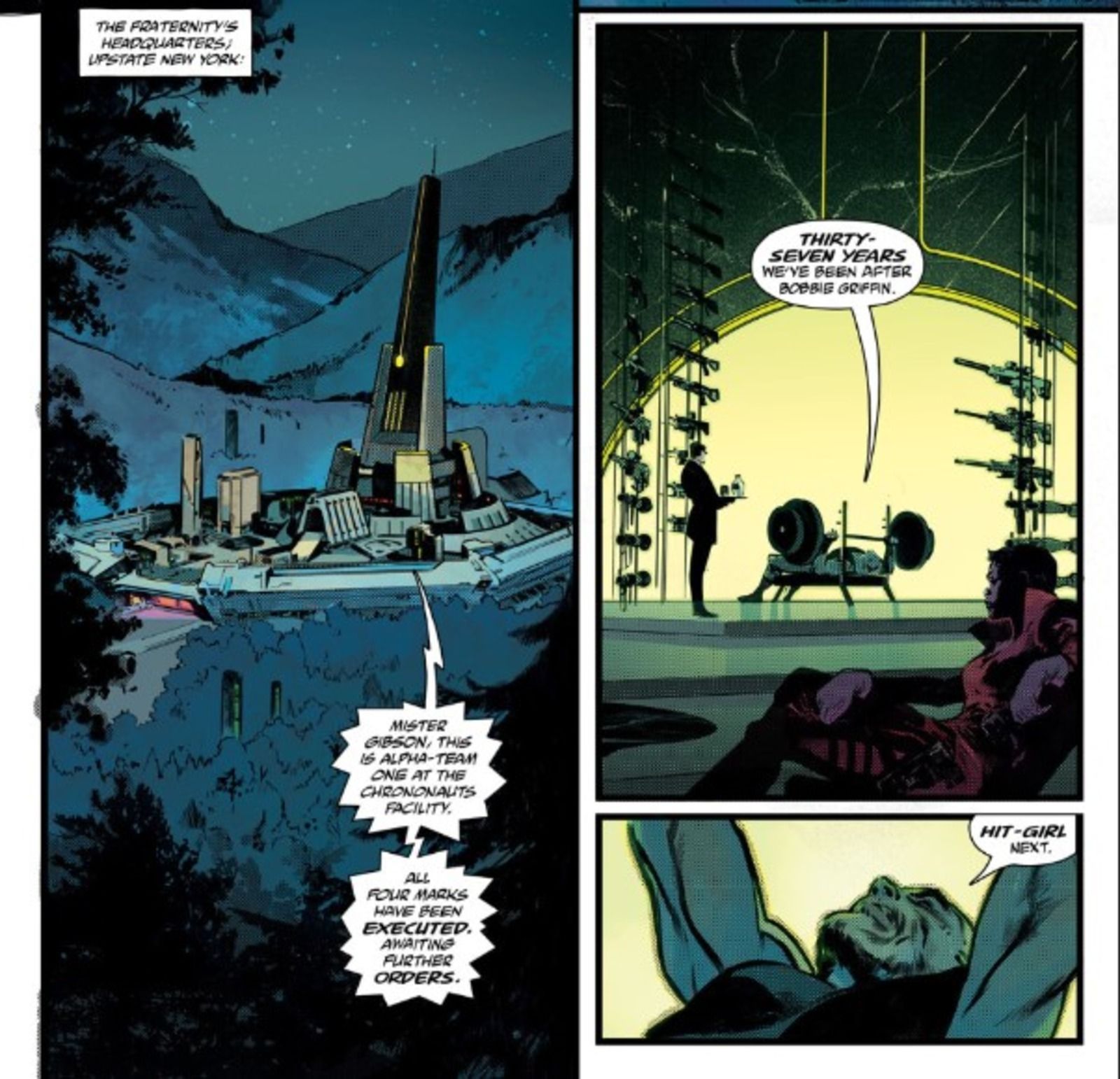 &ldquo;hit girl next&rdquo;, pages from big game#2