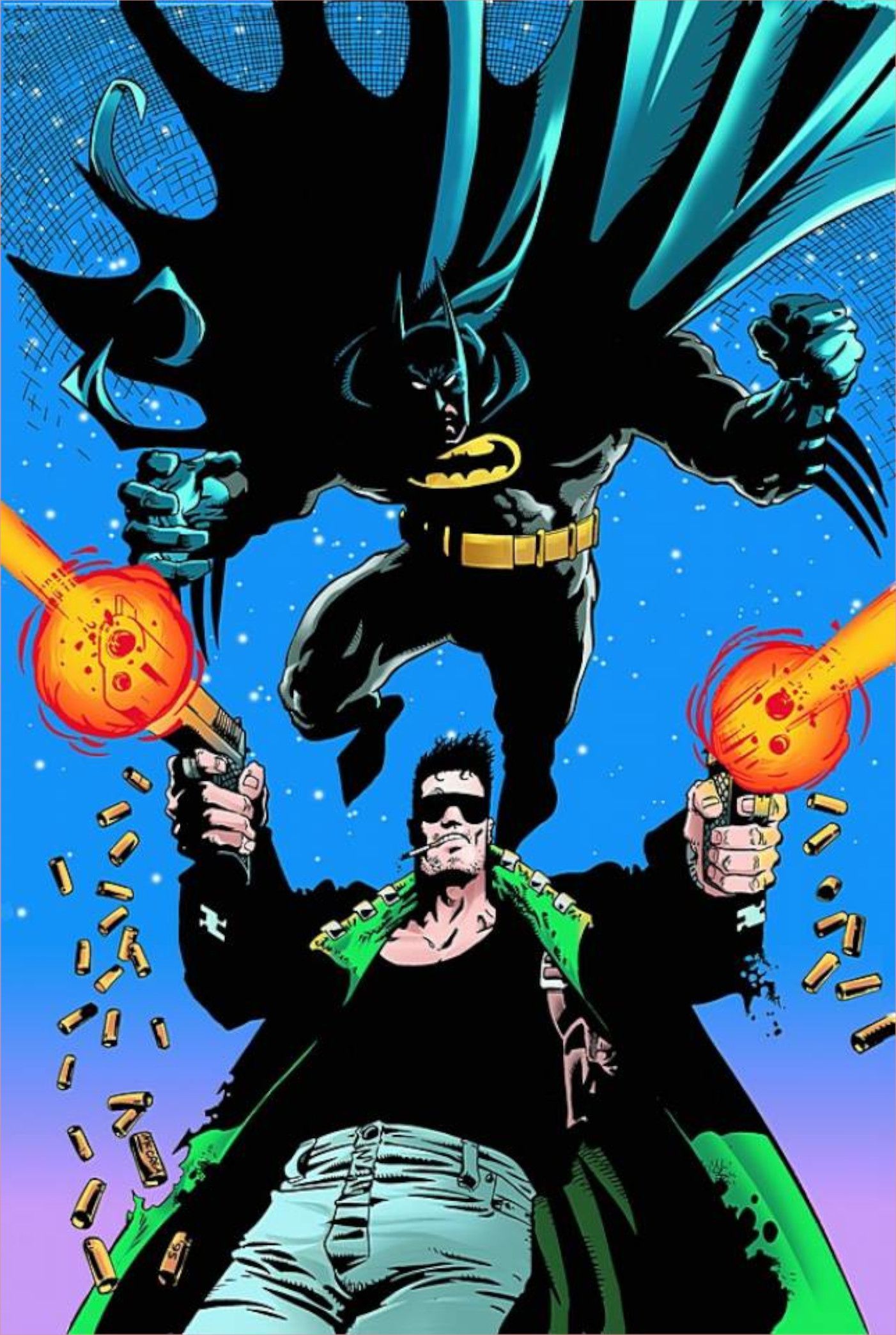 Couverture Hitman #1 avec Batman