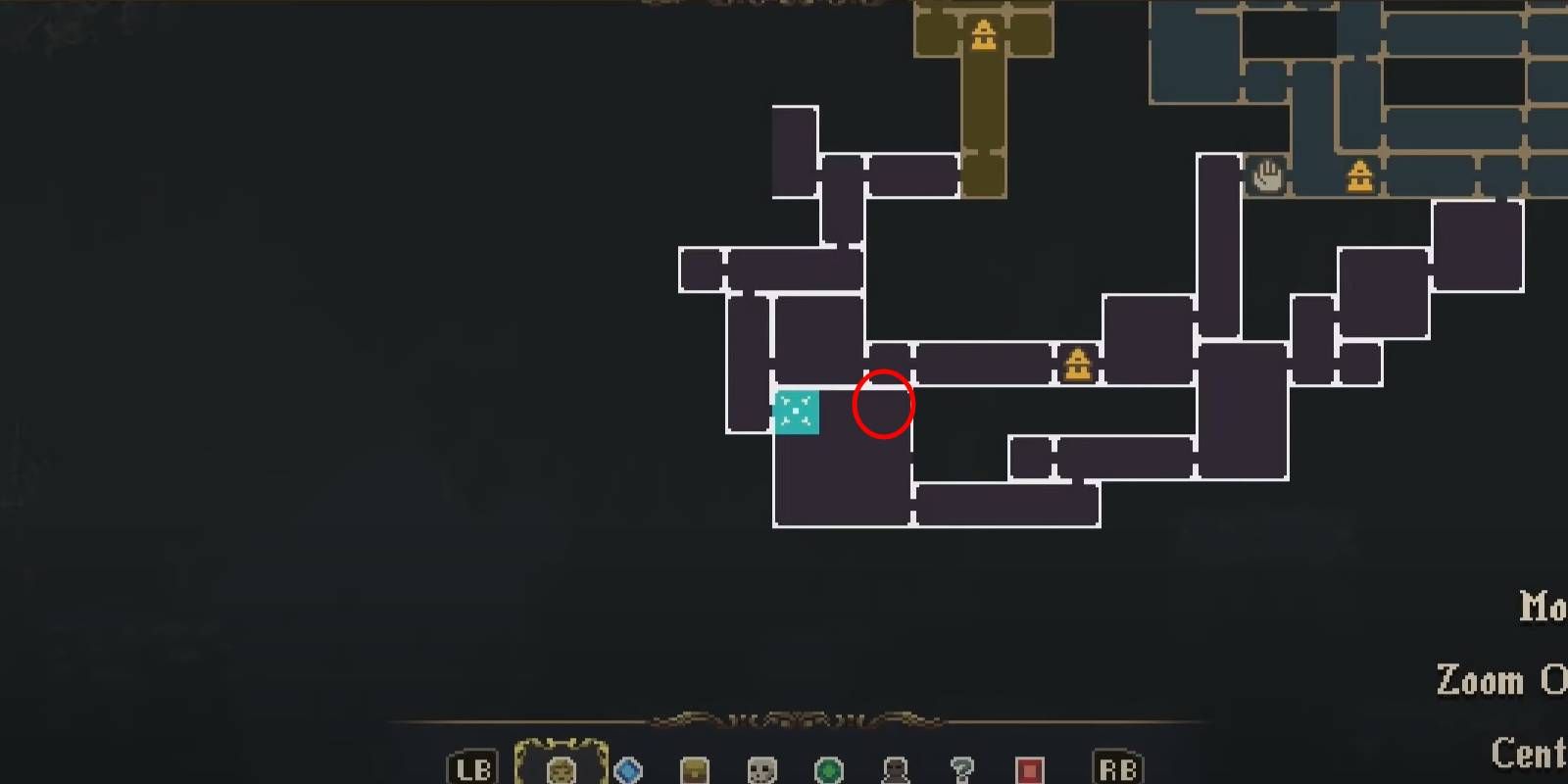 Blasphemous 2 Labyrinth of Tides Proximo’s Brother #18 Location Marked in Red