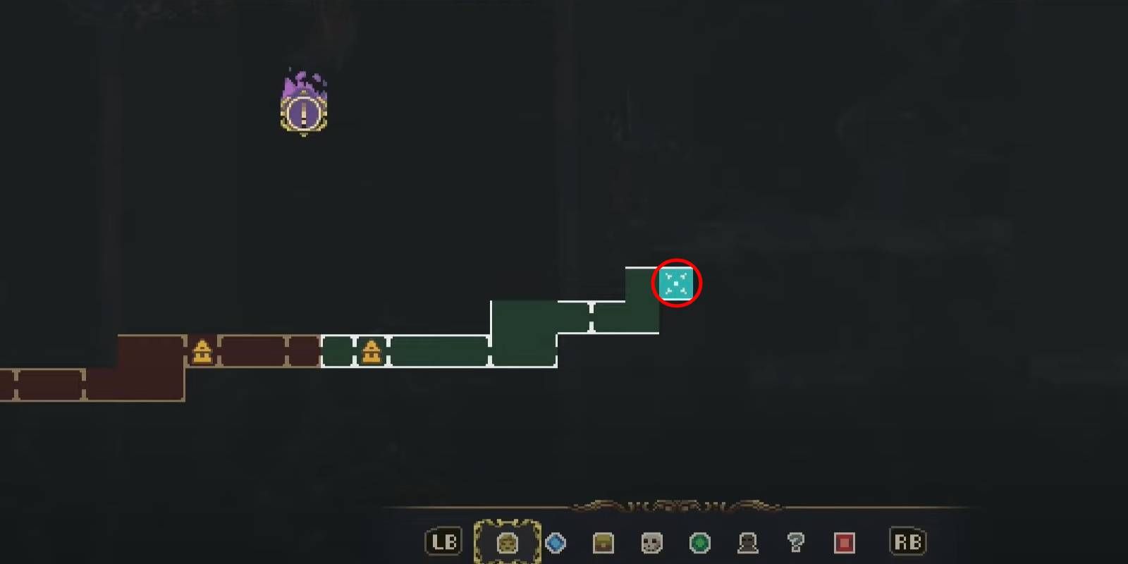 Blasphemous 2 Ravine of High Stones Proximo’s Brother #24 Location Marked in Red