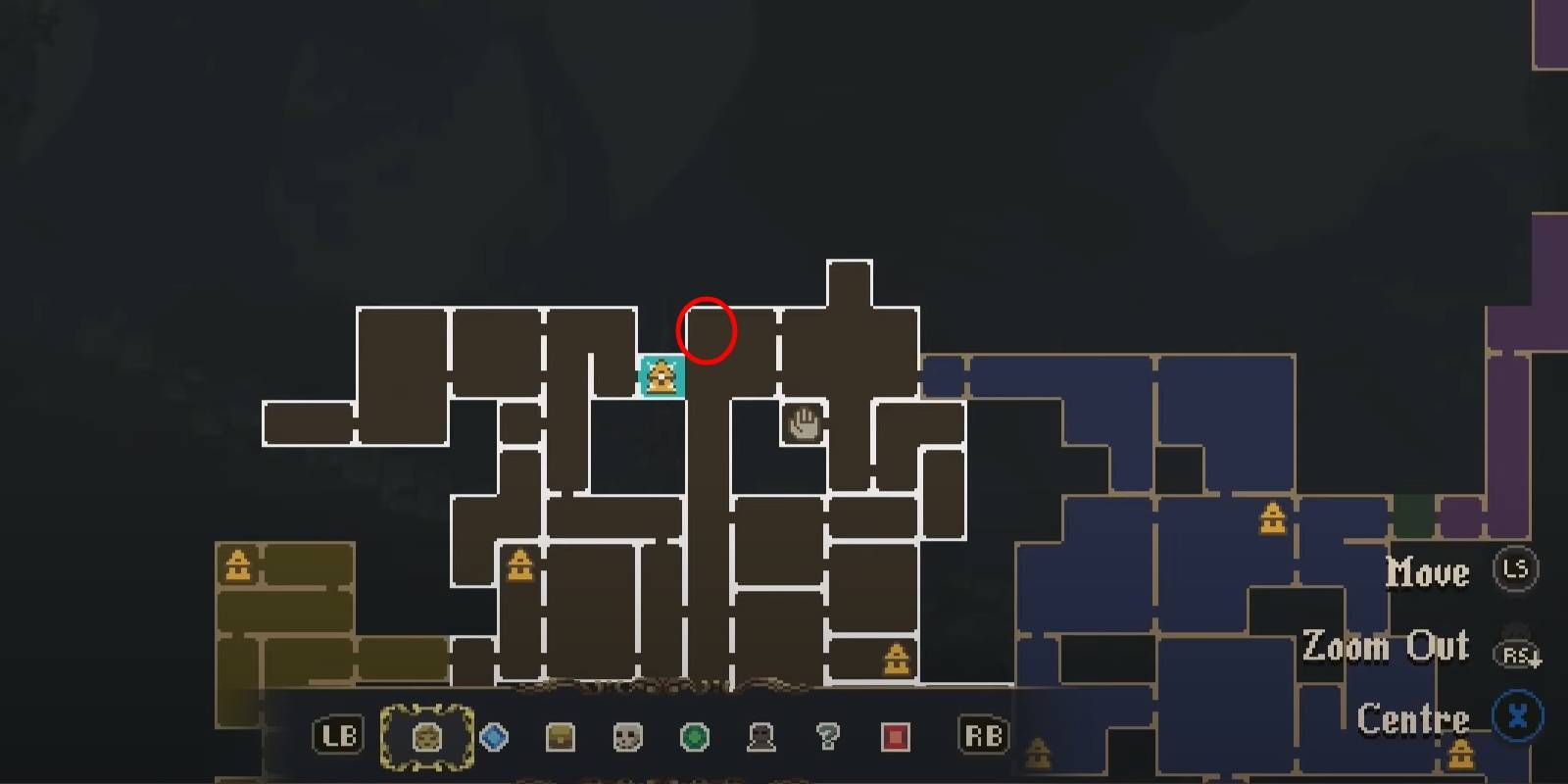 Blasphemous 2 Sacred Entombments Proximo’s Brother #26 Location Marked in Red