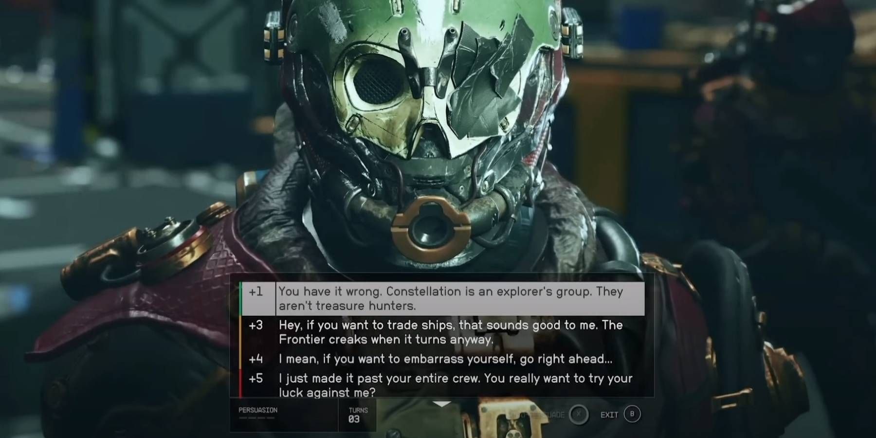 Starfield: How to Win Persuasion Checks (& Increase Skill)