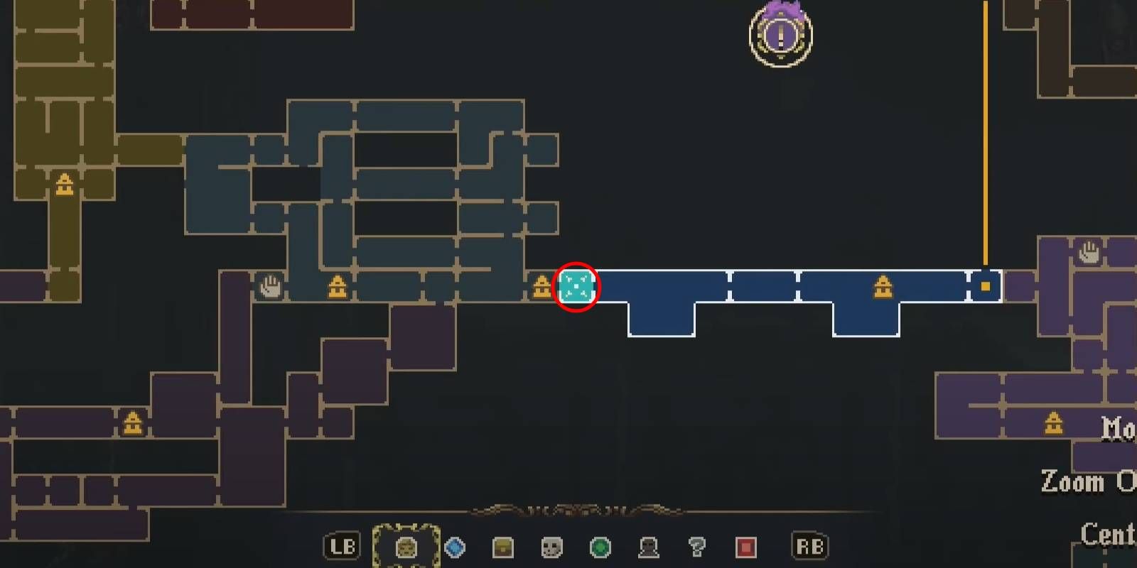 Blasphemous 2 Sea of Ink Proximo’s Brother #27 Location Marked in Red