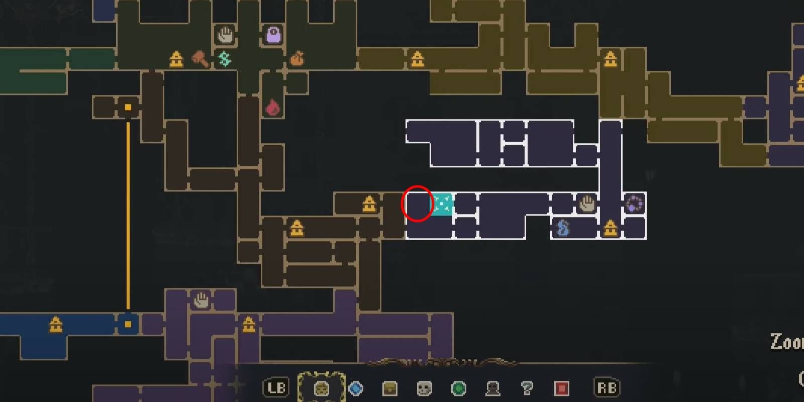 Blasphemous 2 Streets of Wakes Proximo’s Brother #28 Location Marked in Red