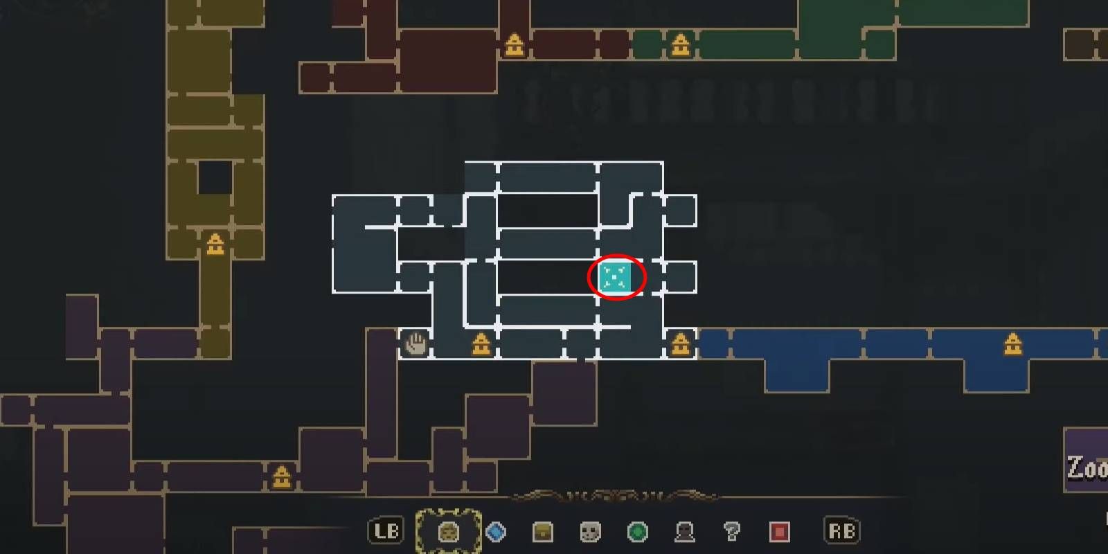 Blasphemous 2 Sunken Cathedral Proximo’s Brother #29 Location Marked in Red