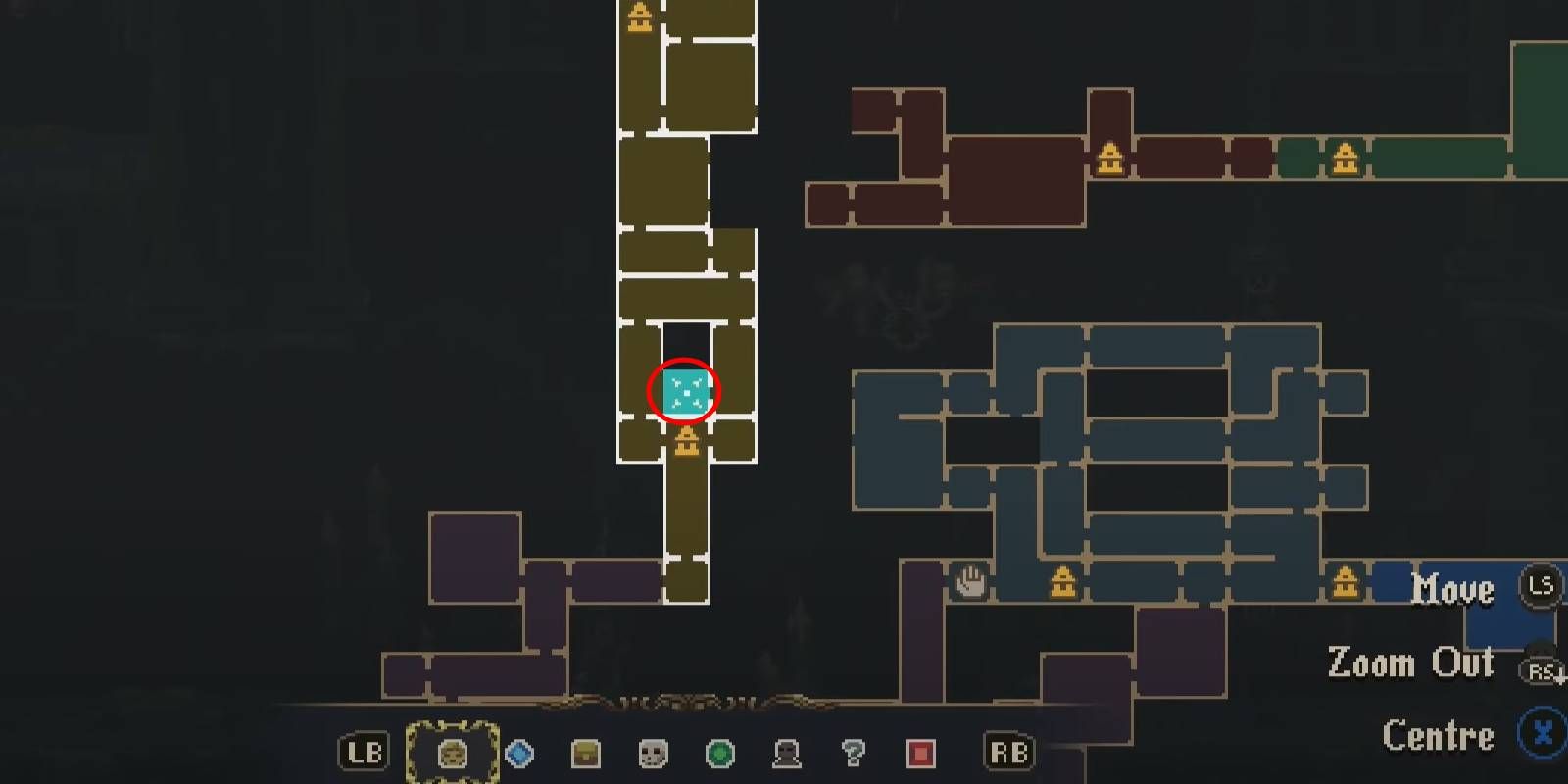 Blasphemous 2 The Severed Tower Proximo’s Brother #30 Location Marked in Red