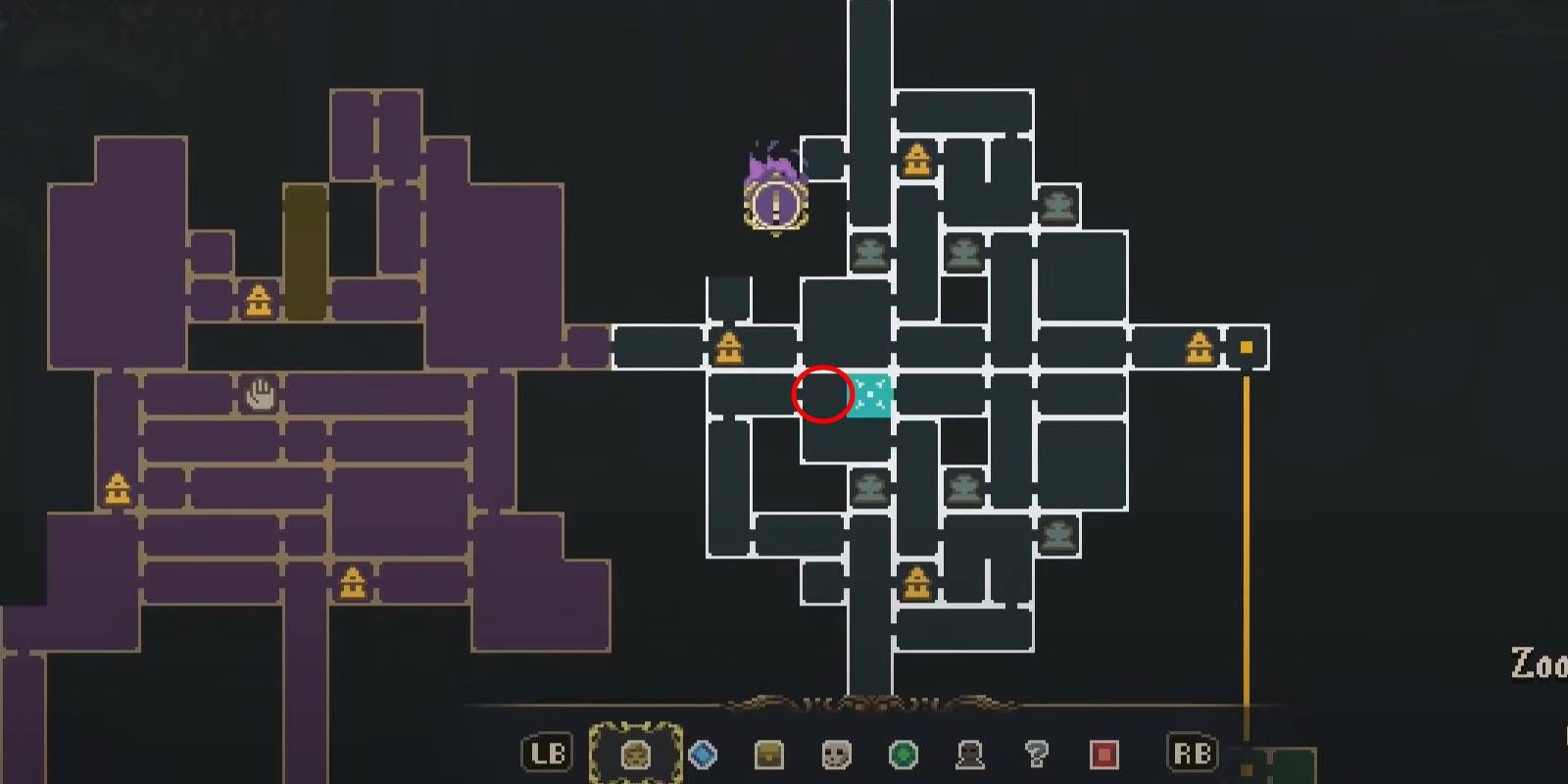 Blasphemous 2 Two Moons Proximo’s Brother #32 Location Marked in Red