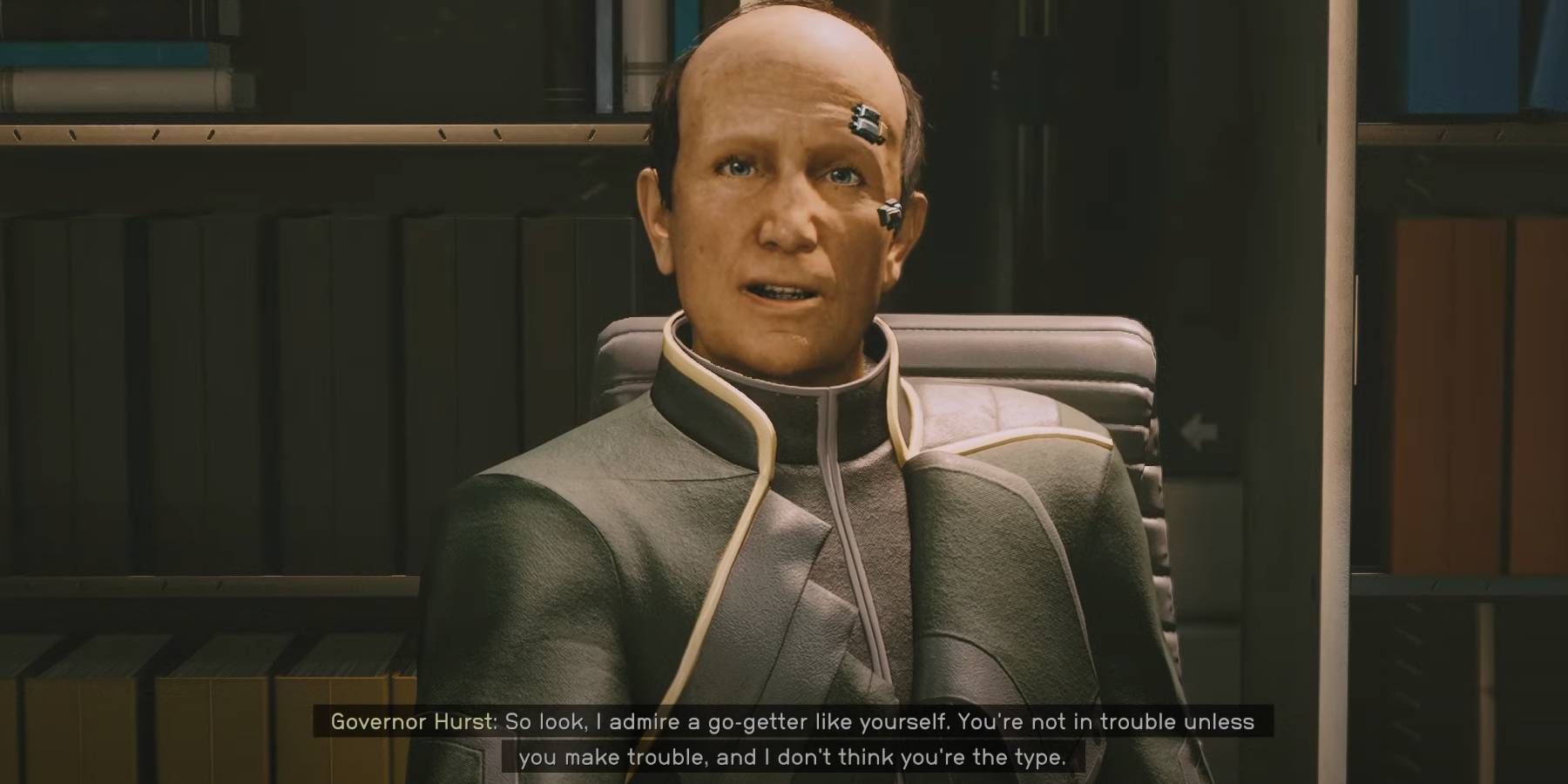 Starfield Governor Hurst from “Red Tape Runaround” Mission