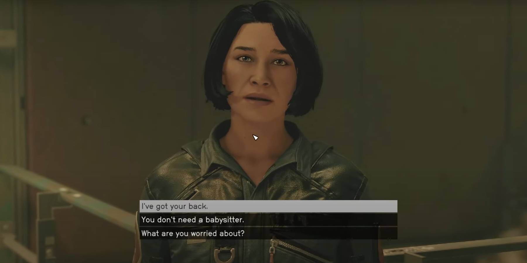 Starfield Louisa NPC that Character Meets at Trade Authority Building for &ldquo;Alternating Currents&rdquo; Quest