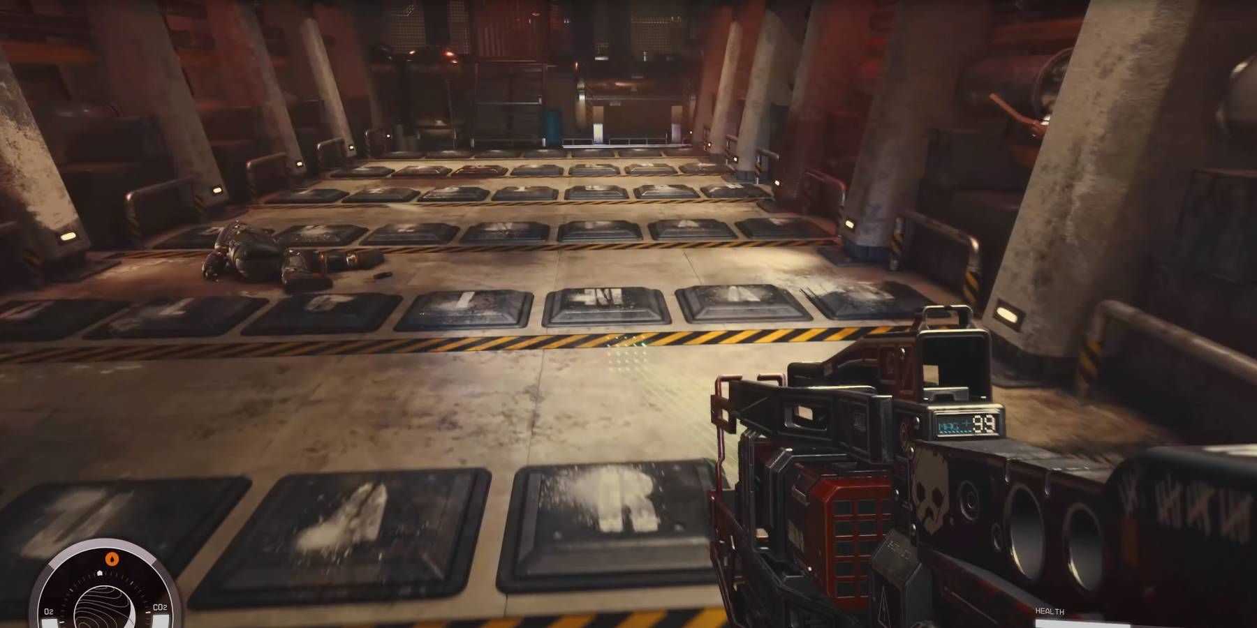 Starfield Lair of the Mantis Floor Tile Puzzle you can Solve by Spelling Out the Right Word